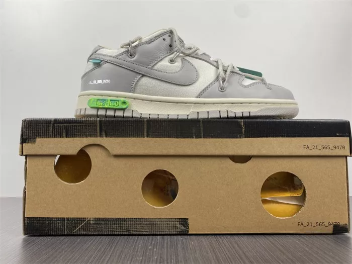 Bmlin Nike Dunk Low Off-White Lot 42 DM1602-117 0118