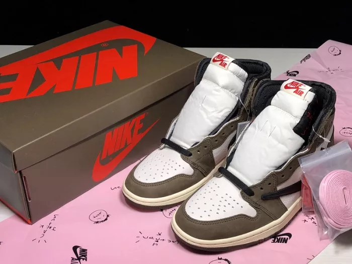 Affordable Travis Scott x Air Jordan 1 Retro High OG 'Mocha' - CD4487 100 0116