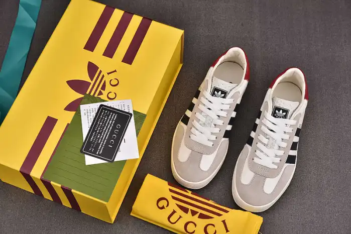 Bmlin Adidas x Gucci Gazelle Sneaker White 0124