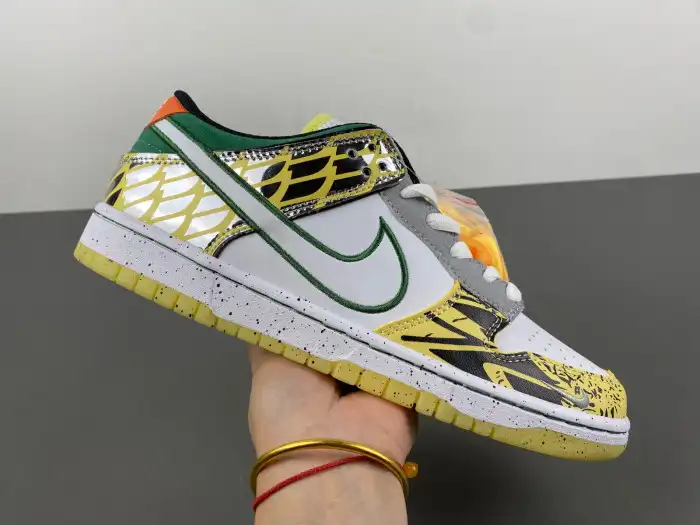 Boostmaster lin Nike Dunk Low What the Duck Away University of Oregon PE HV1454-100 0131