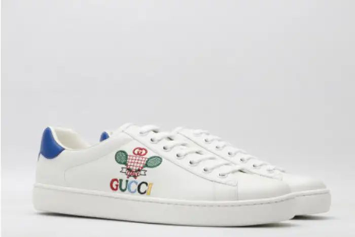 Bmlin GUCC ACE EMBROIDERED LOW-TOP SNEAKER 603696 AY070 9096 0124