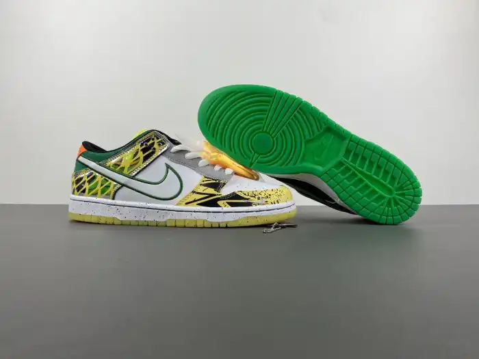 Boostmaster lin Nike Dunk Low What the Duck Away University of Oregon PE HV1454-100 0131