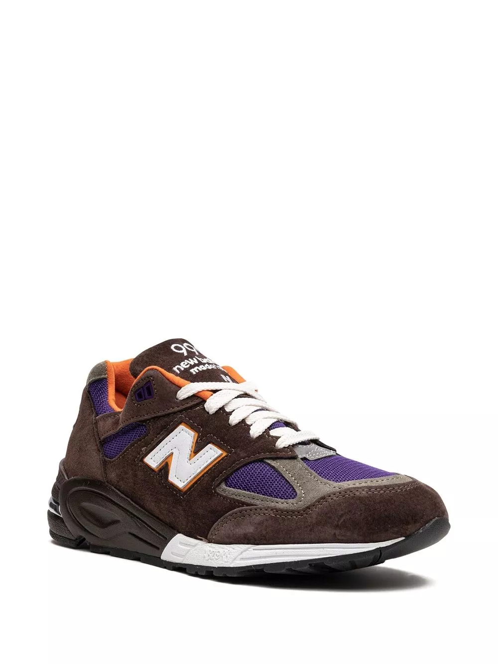 Cheap New Balance Made in USA 990v2 "Brown Orange Purple" sneakers  0113