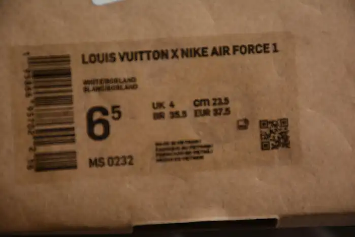 Boostmaster lin Louis Vuitton Nike Air Force 1 Low By Virgil Abloh White Royal 0123