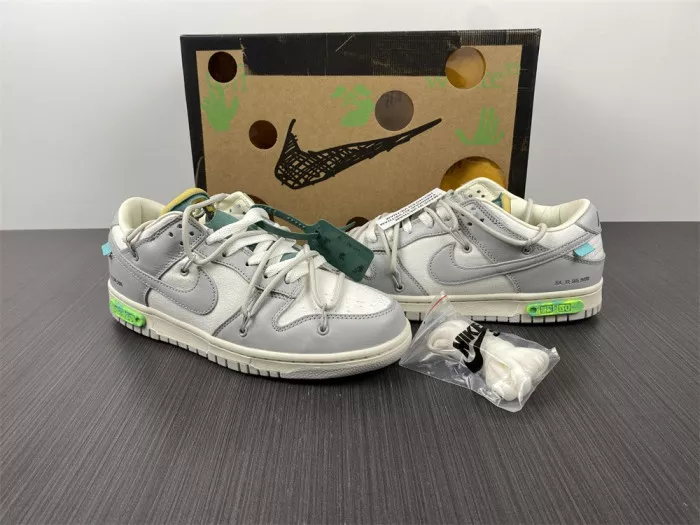 Bmlin Nike Dunk Low Off-White Lot 42 DM1602-117 0118