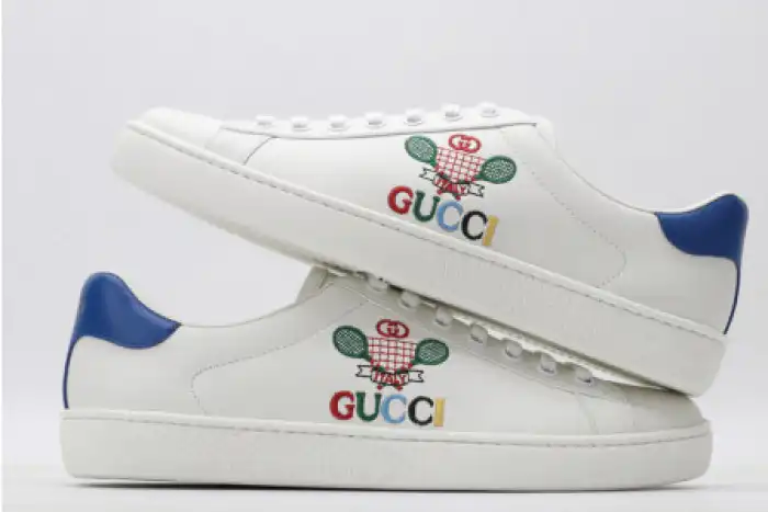 Bmlin GUCC ACE EMBROIDERED LOW-TOP SNEAKER 603696 AY070 9096 0124