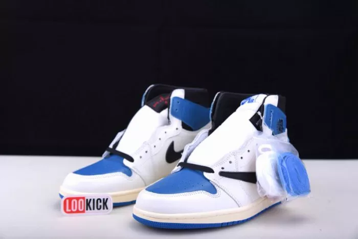 Cheap Air Jordan 1 Travis Scott Blue and White DH3227-105 0116