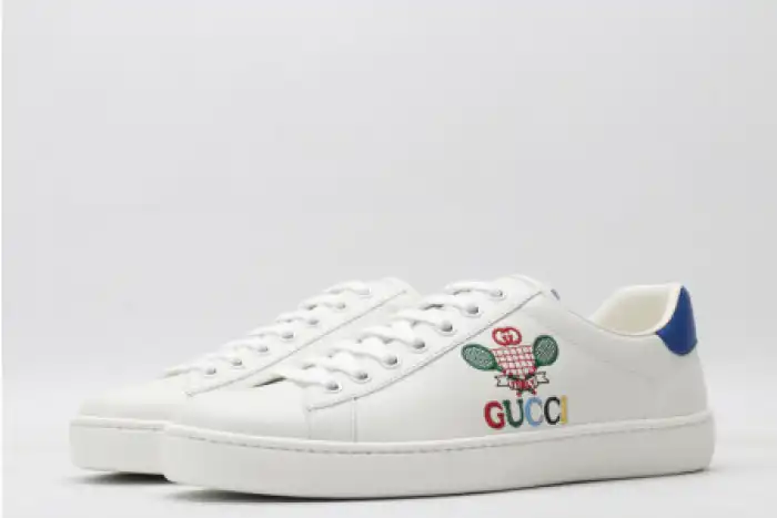 Bmlin GUCC ACE EMBROIDERED LOW-TOP SNEAKER 603696 AY070 9096 0124