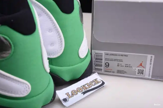 Bmlin Air Green Jordan 13 DB6537-113 Lucky 0221