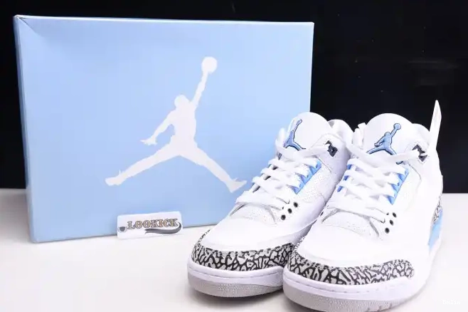 Bmlin 3 CT8532-104 Air Jordan UNC 0221