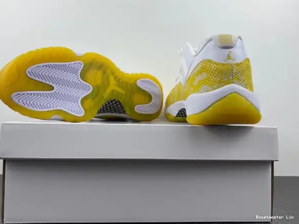 Boostmaster lin Jordan 11 Air Snakeskin Yellow AH7860-107 WMNS Low 0225