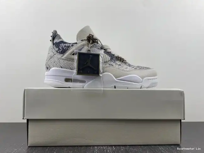 Bmlin shoes Snakeskin Jordan 4 819139-030 Retro 0211