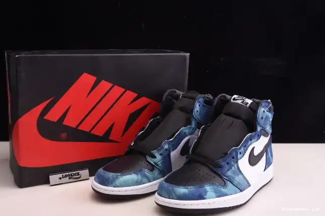 Bmlin OG Air High 1 Tie-Dye CD0461-100 Jordan 0215