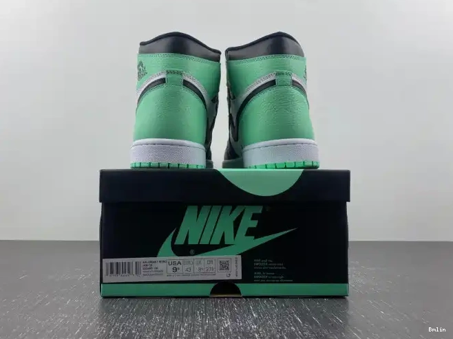 Bmlin Glow Jordan 1 High Green DZ5485-130 OG Air 0215