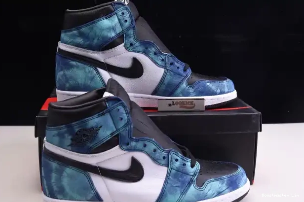 Bmlin OG Air High 1 Tie-Dye CD0461-100 Jordan 0215