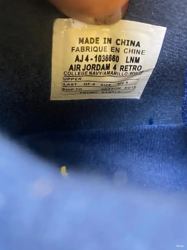 Boostmaster lin 4 Air (PE) Retro Jordan Michigan AJ4-1036660 0213