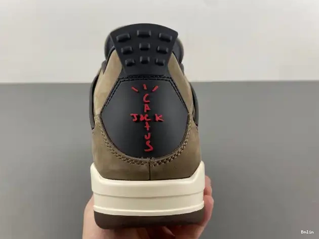 Boostmaster lin AJ4-882335 Air TS 4 Travis Jordan Brown x Scott Retro 0223