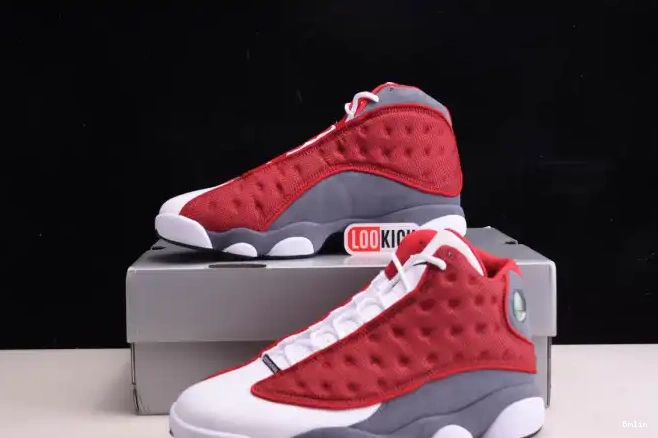 Bmlin shoes Retro 13 Jordan Gym Grey 414571-600 Red Flint Air 0227