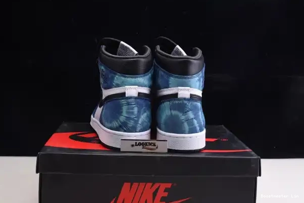 Bmlin OG Air High 1 Tie-Dye CD0461-100 Jordan 0215