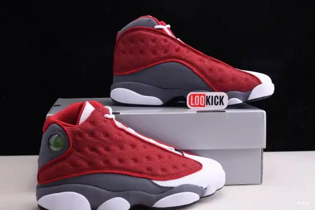 Bmlin shoes Retro 13 Jordan Gym Grey 414571-600 Red Flint Air 0227