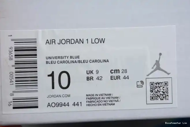 Bmlin shoes Air (W) 1 Jordan AO9944-441 UNC Low 0225