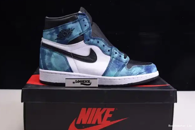 Bmlin OG Air High 1 Tie-Dye CD0461-100 Jordan 0215